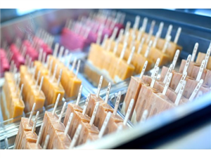 Vitrina para helados polos